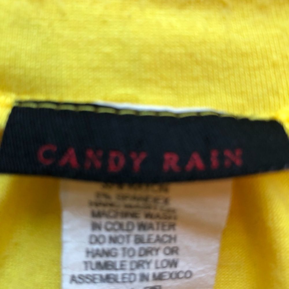 Candy Rain Blouse Yellow Small - Picture 3 of 6
